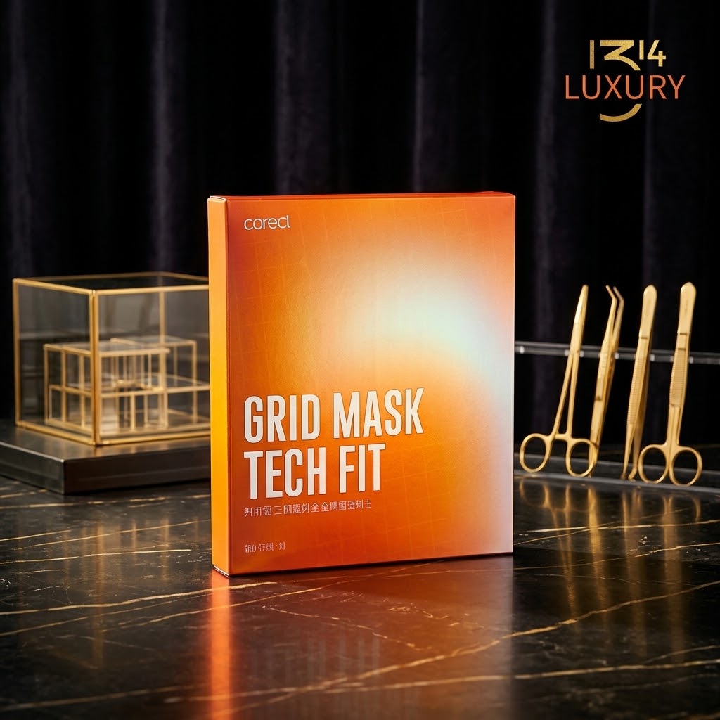 (三件$568) CareCL GRID MASK TECH FIT 膠原格仔面膜